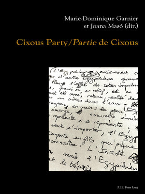 cover image of Cixous Party/«Partie» de Cixous